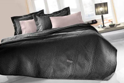 Capsule anthracite ágyterítő szett 160x220+50x70 / szürke