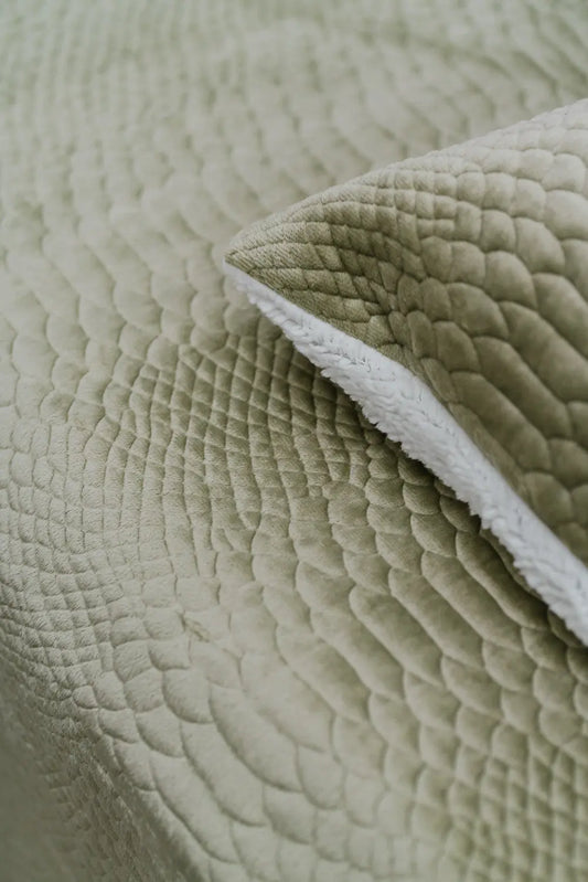Capsule khaki ágyterítő szett 160x220+50x70 / zöld