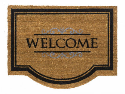 Coco Classic Welcome natural lábtörlő 60x80 / beige-barna