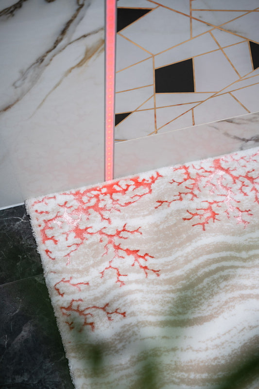 Coral Lobster fürdőszoba szőnyeg 60x60 / beige-barna