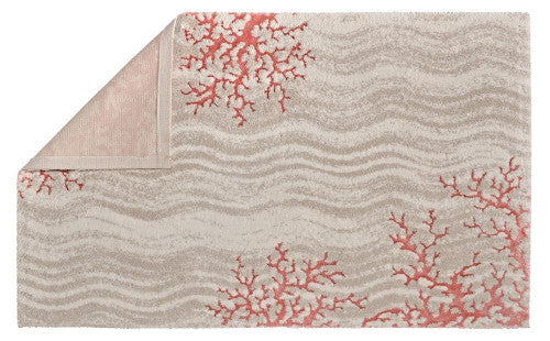Coral Lobster fürdőszoba szőnyeg 60x60 / beige-barna