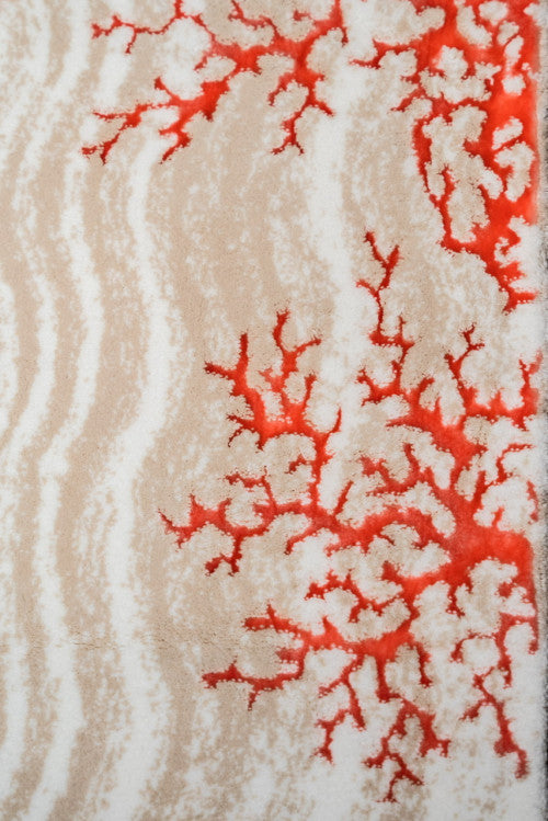 Coral Lobster fürdőszoba szőnyeg 60x60 / beige-barna
