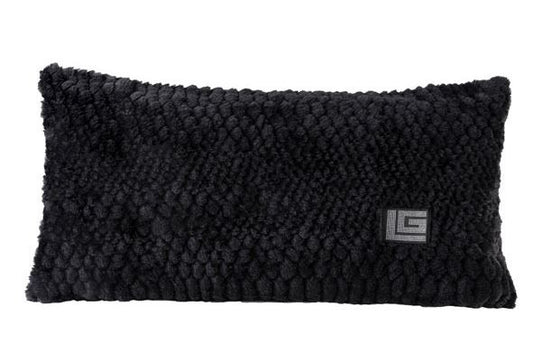 Crusty black díszpárna huzat 30x60 / szürke
