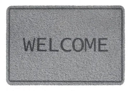 Curly Print grey welcome lábtörlő 40x60 / szürke