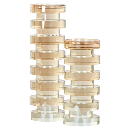 Cira gyertyatartó – elegáns kristály design, kézzel készült minőség