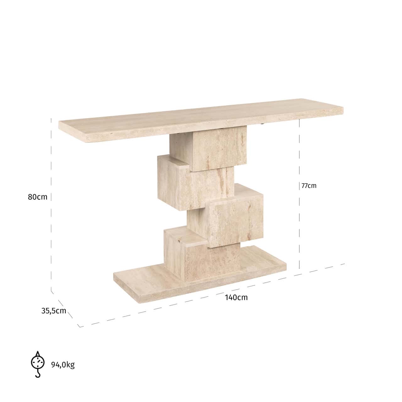 Arvada konzol asztal