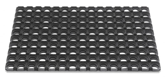 Domino rectangle lábtörlő 100x150 / szürke
