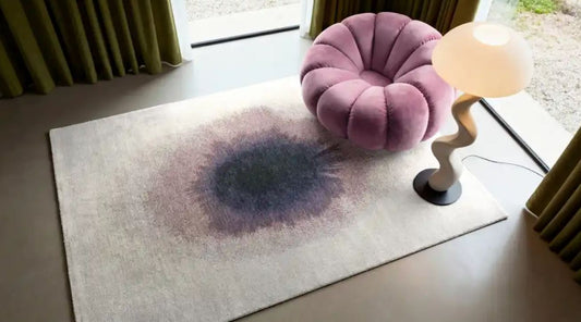 Drop - Purple Smoke 2101- modern síkszövött szőnyeg