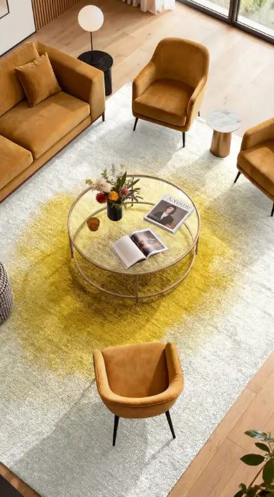 Drop - Moss 2100- síkszövött modern szőnyeg