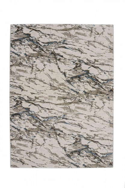 Effect natúr-kék márványos szőnyeg 83001/6151 133x195 / kék