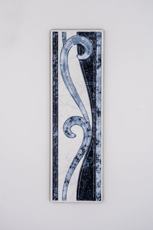 Égkék listello/Rodi blau 6x20 / kék