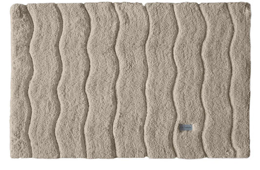 Fancy sand fürdőszoba szőnyeg 55x85 / beige-barna