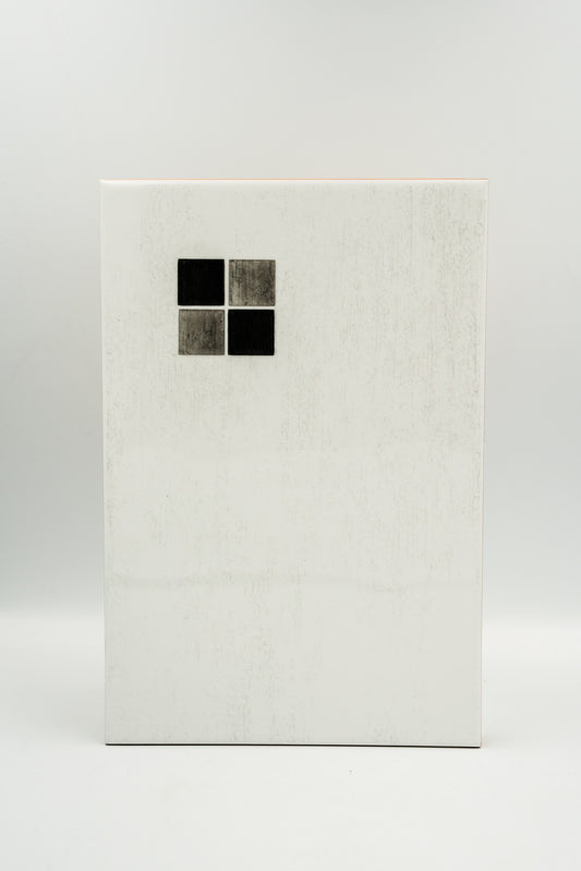 Fehér márványos dekor csempe/Pavona 20x30 / fehér