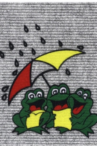 Flocky frogs lábtörlő 40x60 / szürke