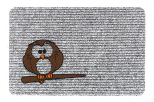Flocky owl lábtörlő 40x60 / szürke