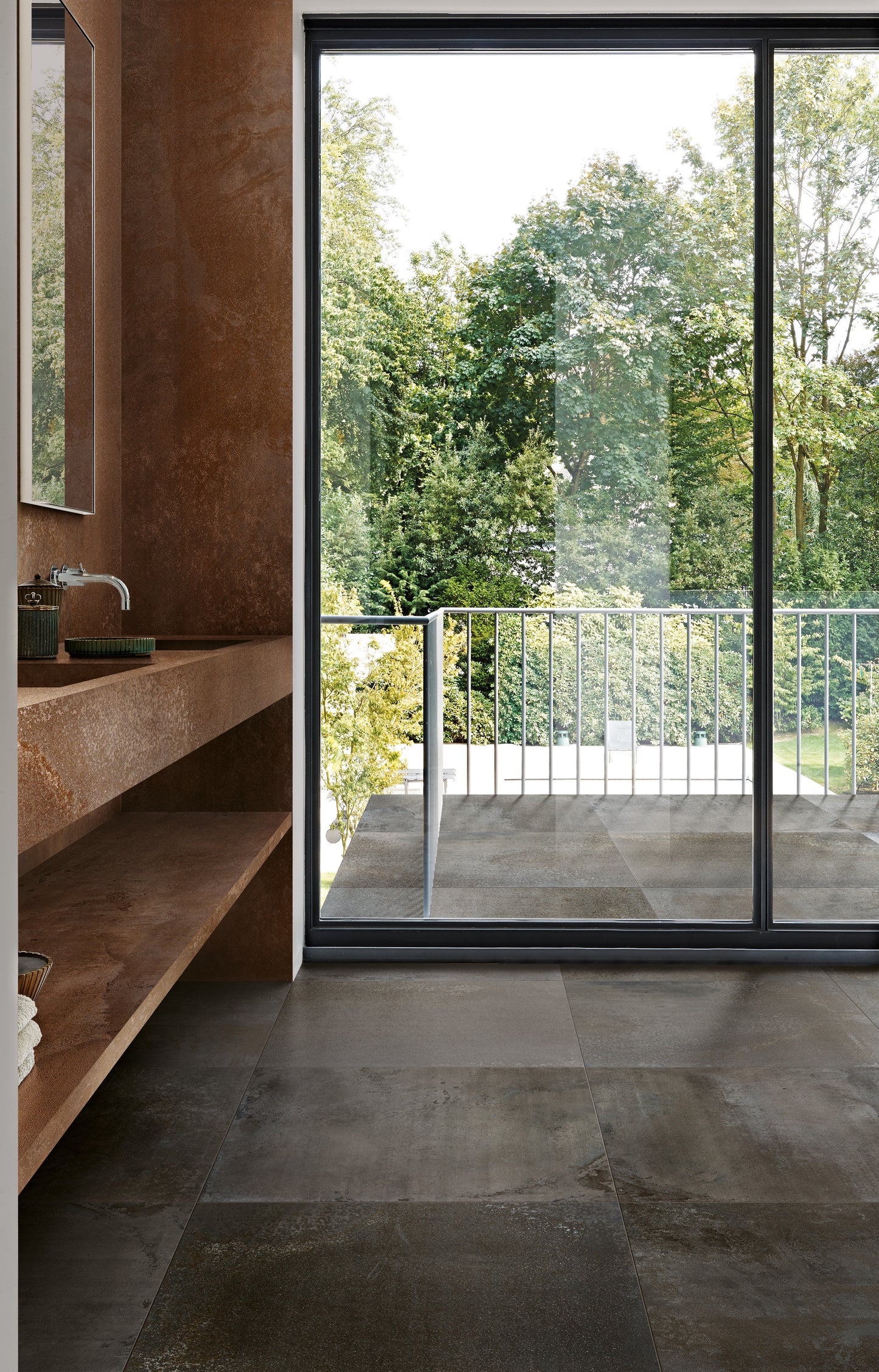FLOWTECH BURNISHED 6mm 120x240- erőteljes karakterével és különleges textúrájával modern, exkluzív hangulatot teremt bármely enteriőrben.