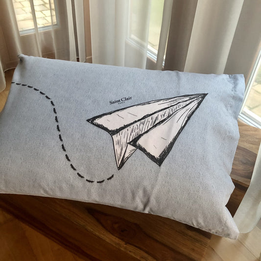 Fly díszpárna huzat 50x70 / kék