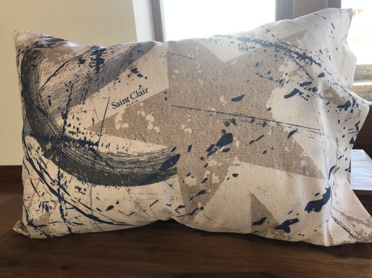 Galaxy díszpárna huzat 50x70 / szürke