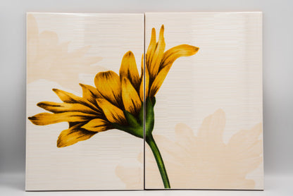 Gerbera dekorkép/Gerber 20x30 / sárga-narancs