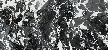 THE ROOM  Grand Anti 120x260- Ez a csempe az erő és lágyság harmóniája: a fekete eleganciát, a fehér tisztaságot sugall. Időtálló, luxus hatású választás, fényes, polírozott gres-porcelán kivitelben, kül- és beltérre is ideális.