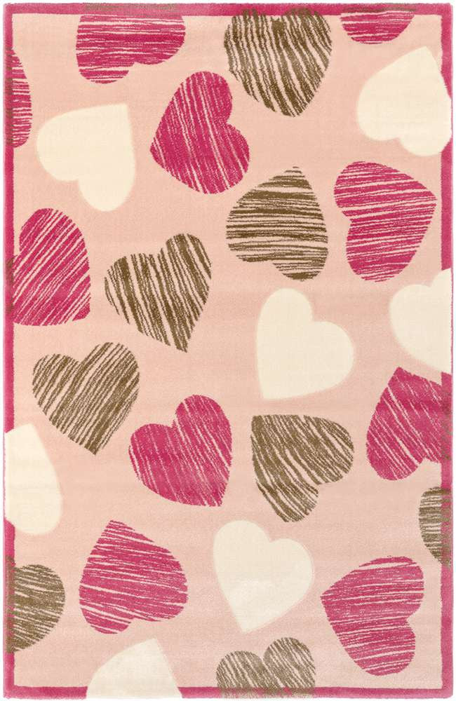 Hearts szőnyeg 115x175 / rózsaszín-lila