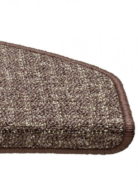 Imola taupe lépcsőszőnyeg 25x65 / beige-barna