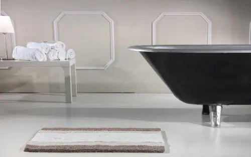 Isolda choco fürdőszoba szőnyeg 55x85 / beige-barna