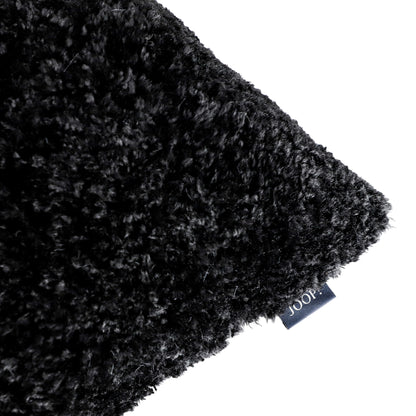 JOOP! Curly fekete teddy díszpárnahuzat 50×50 cm puha luxus, modern elegancia Joop! Szőnyegszalon