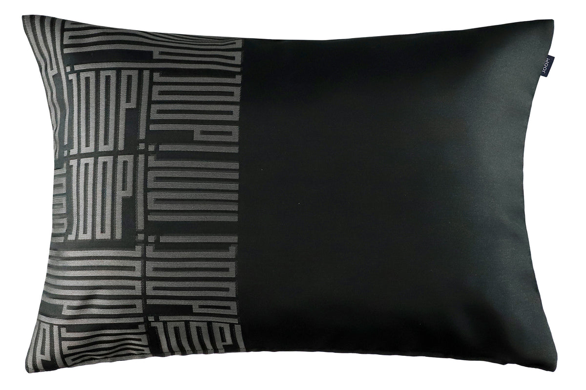 JOOP! Fine Bars fekete díszpárnahuzat 40×60 cm Modern luxus, karakteres elegancia Joop! Szőnyegszalon