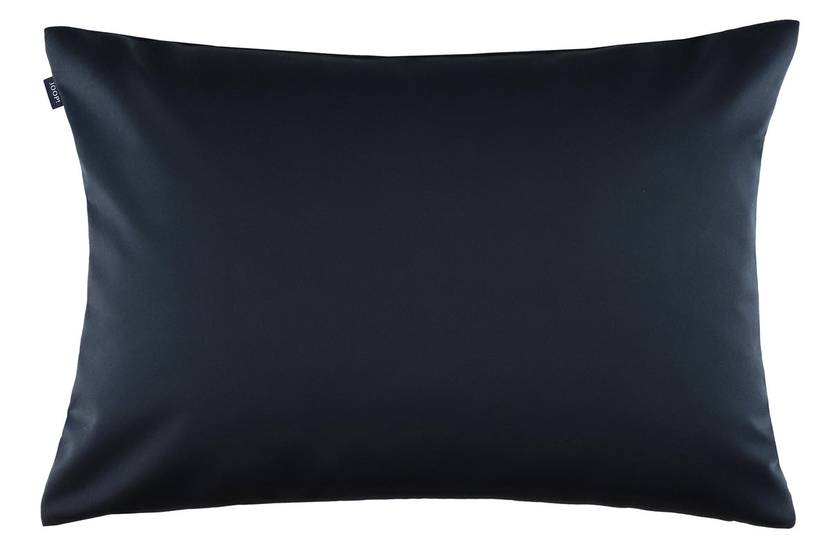 JOOP! Flora sötétkék díszpárnahuzat 40×60 cm  Virágmintás luxus, időtlen elegancia Joop! Szőnyegszalon