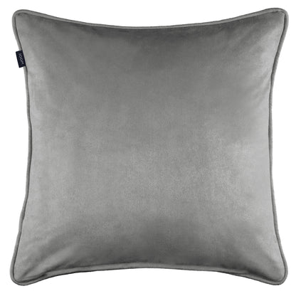 JOOP! Herringbone szürke díszpárnahuzat 40 × 40 cm – elegáns, hímzett búzavirágmintás párnahuzat Joop! Szőnyegszalon