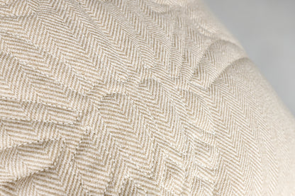 JOOP! Herringbone bézs díszpárnahuzat 40 × 40 cm – elegáns halszálkamintás párnahuzat Joop! Szőnyegszalon