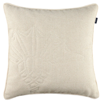JOOP! Herringbone bézs díszpárnahuzat 40 × 40 cm – elegáns halszálkamintás párnahuzat Joop! Szőnyegszalon