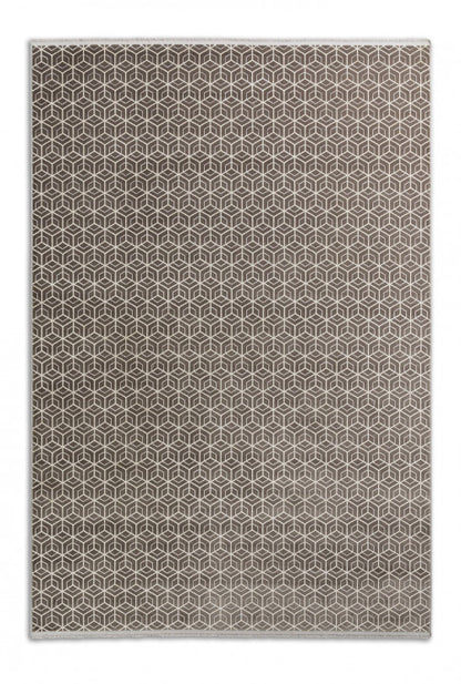 JOOP! Metric taupe prémium szőnyeg 140x200 / beige-barna