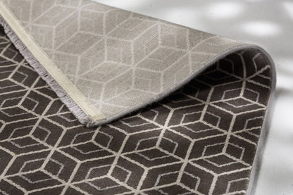 JOOP! Metric taupe prémium szőnyeg 140x200 / beige-barna