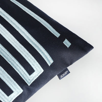 JOOP! Bars Navy díszpárnahuzat, időtlen elegancia mélykékben Szőnyegszalon Szőnyegszalon
