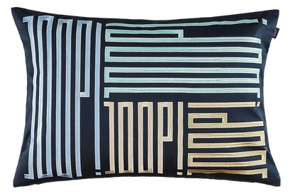 JOOP! Bars Navy díszpárnahuzat, időtlen elegancia mélykékben Szőnyegszalon Szőnyegszalon
