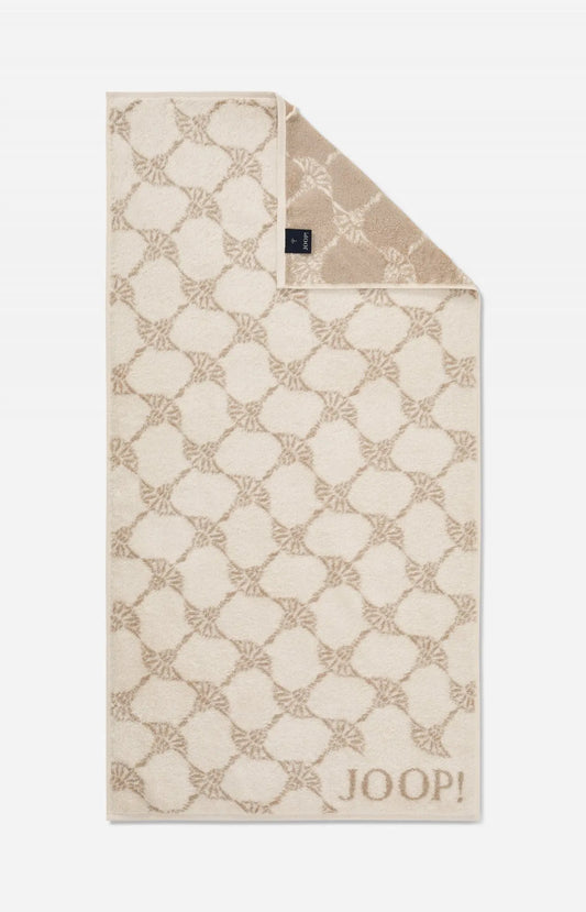 Joop! Cornflower creme törölköző 50x100 / beige-barna