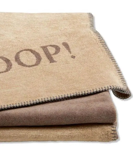 Joop! Melange doubleface cashew-kastanie pléd 150x200 / beige-barna