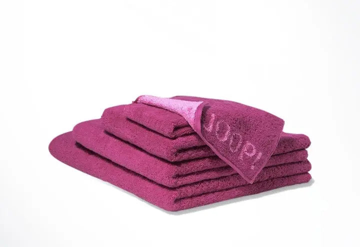 Joop! Uni doubleface cassis törölköző 50x100 / rózsaszín-lila