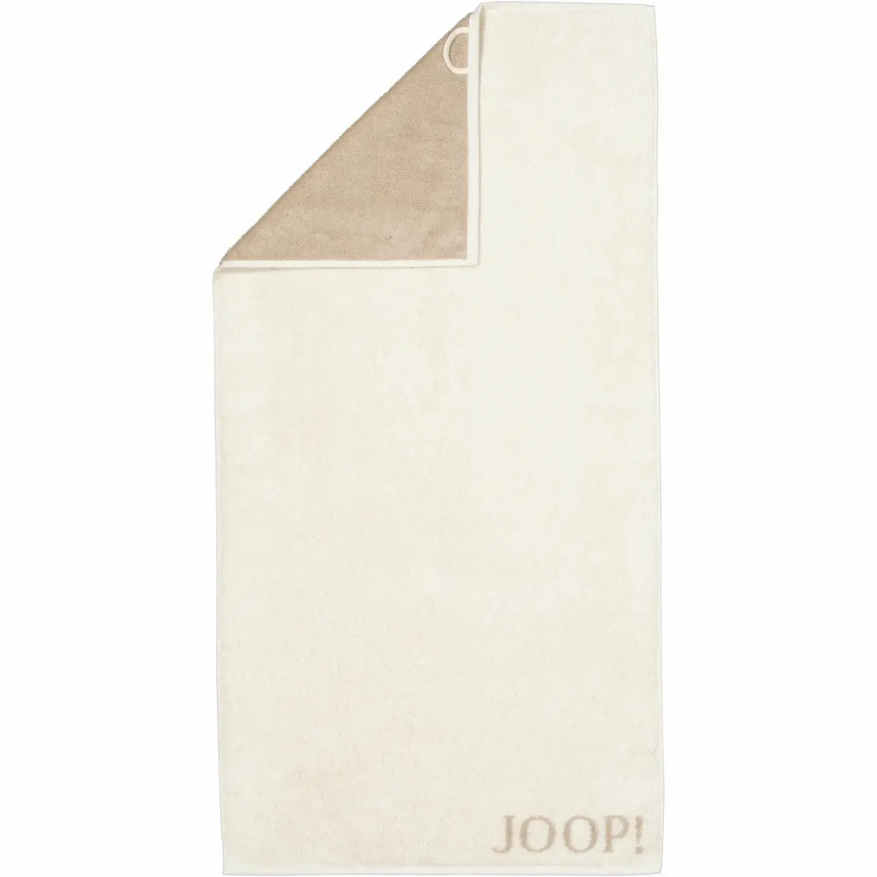 Joop! Uni doubleface creme törölköző 50x100 / beige-barna
