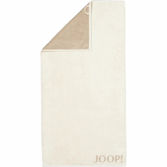 Joop! Uni doubleface creme törölköző 50x100 / beige-barna