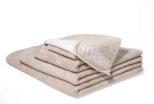 Joop! Uni doubleface sand törölköző 50x100 / beige-barna