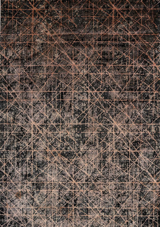Kasmir Aragon exkluzív, modern mintás szőnyeg AY24B 3802-304 80x150 / sárga-narancs