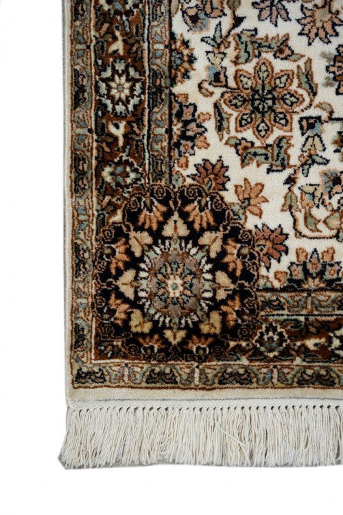 Kasmir Seide 219481 selyemszőnyeg 94x64 / beige-barna