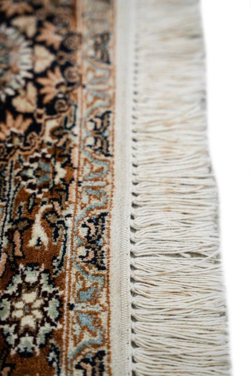 Kasmir Seide 219481 selyemszőnyeg 94x64 / beige-barna
