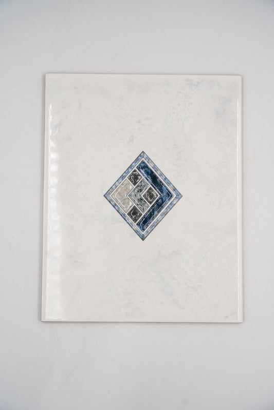 Kék dekorcsempe/Berillo 20x25 / kék