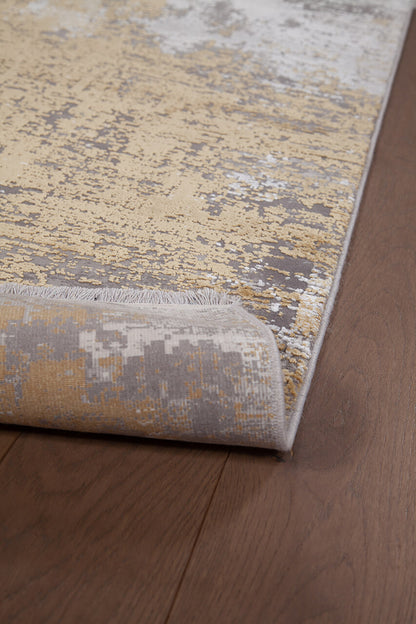 Kennedy D beige gold nappali szonyeg