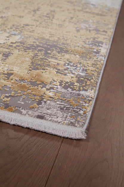 Kennedy D beige gold nappali szonyeg