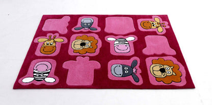Lifestyle Kids pink állatos gyerekszőnyeg 2097 120x180 / rózsaszín-lila